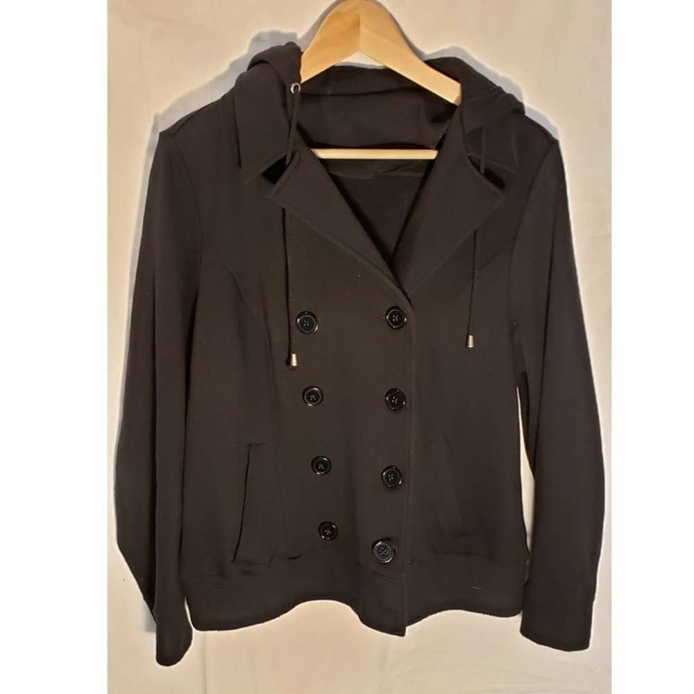 Sweatshirt-Style, Hooded Pea Coat, Torrid, XL